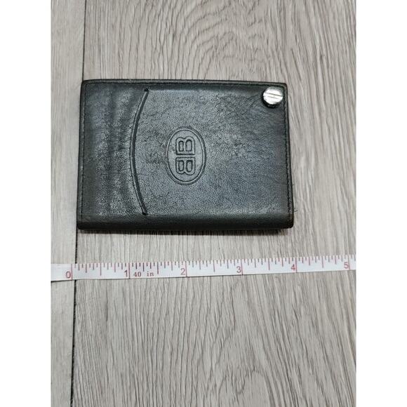 Buxton Card Wallet 10 Plastic Wallet Inserts Holds 20 Card Brown Men's Minimal - Picture 7 of 8